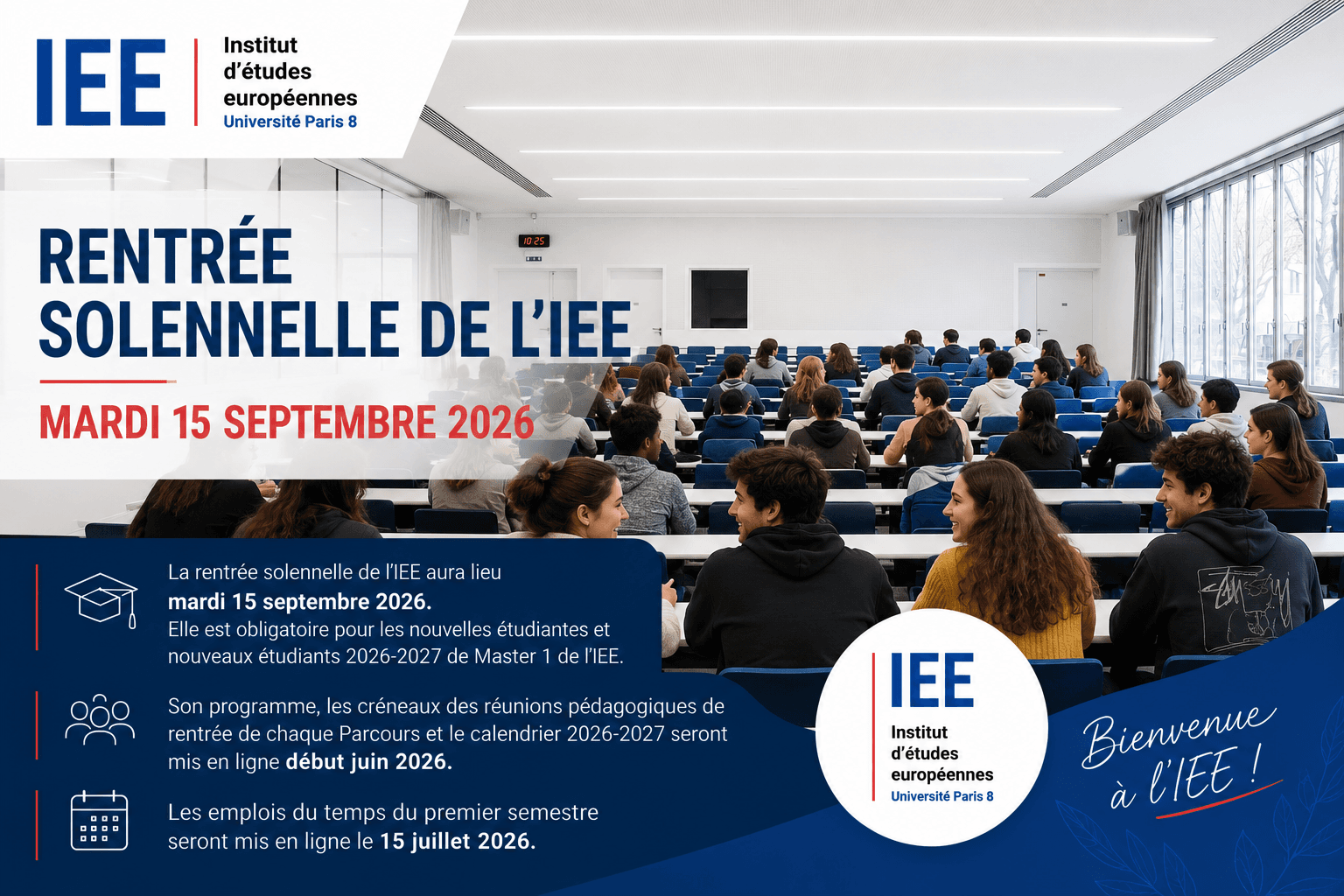 Logo Institut d'études européennes (IEE)