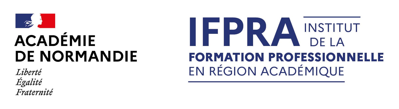 Logo Institut de formation professionnelle en région académique Normandie