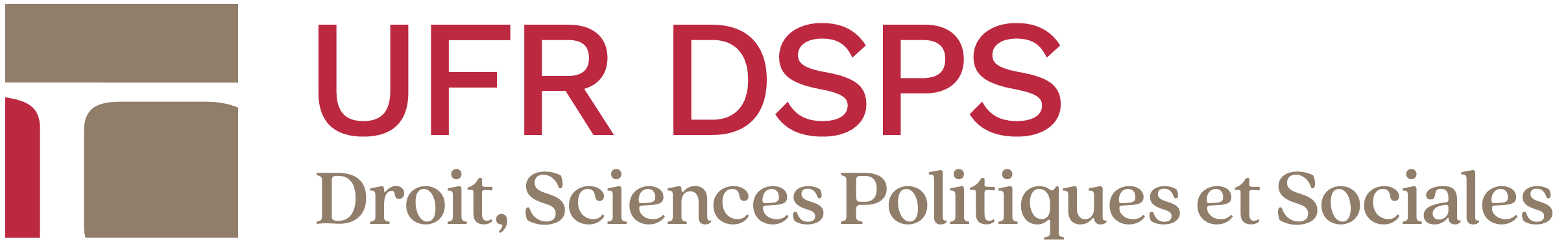 Logo UFR de droit, sciences politiques et sociales (UFR DSPS)