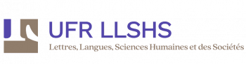 Logo UFR de recherche lettres, sciences de l'homme et des sociétés (UFR LLSHS)