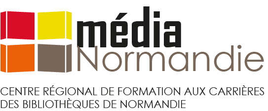 Logo Média Normandie - Centre régional de formation aux carrières des bibliothèques de Normandie