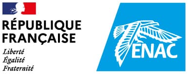 Logo École nationale de l'aviation civile (ENAC)